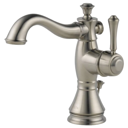Original Design Delta Cassidy Stainless Single Handle Bathroom Faucet Safe
