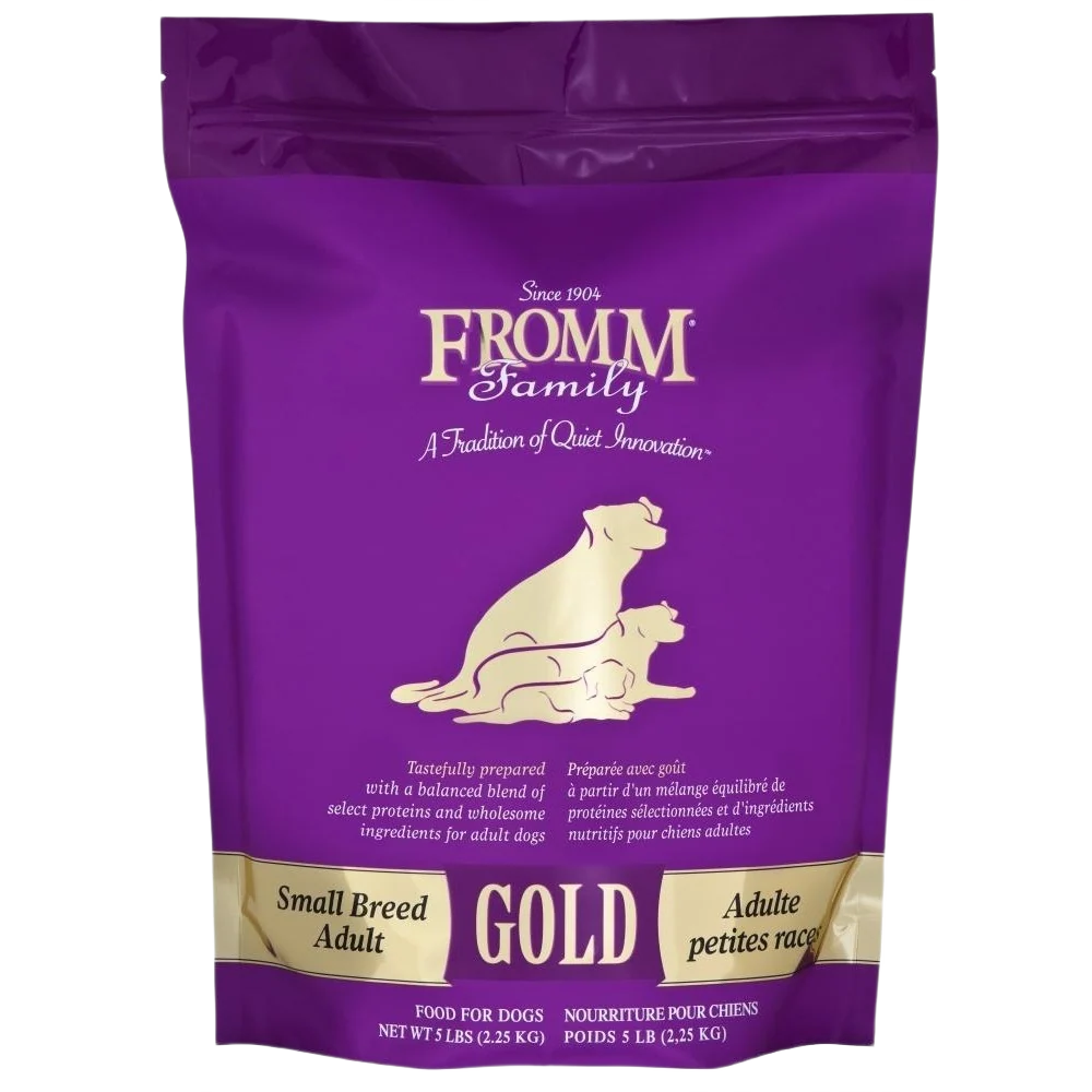 Healthy Fromm Gold Small Breed Adult Dry Dog Food 15 lb. Organic