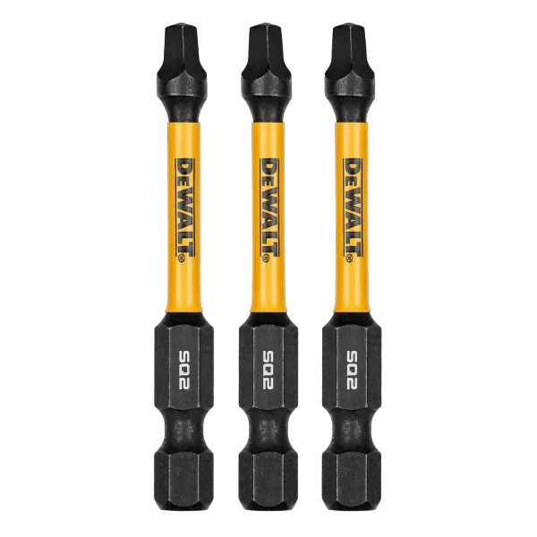Responsible DEWALT 2-1 4 Flextorq Square 2 Drill Bit 3-Pack Versatile