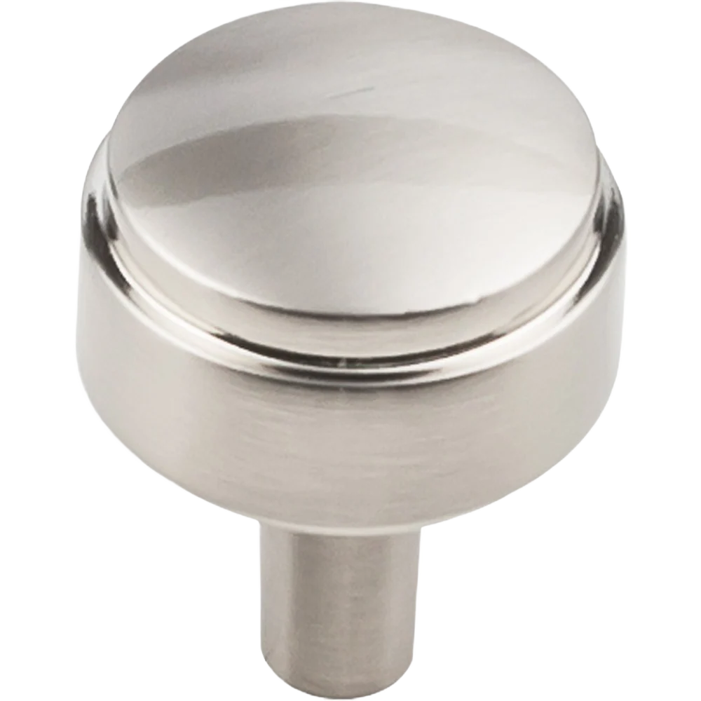 World-Class Hardware Resources 1-1 8 In. Hayworth Button Knob Satin Nickel Organic