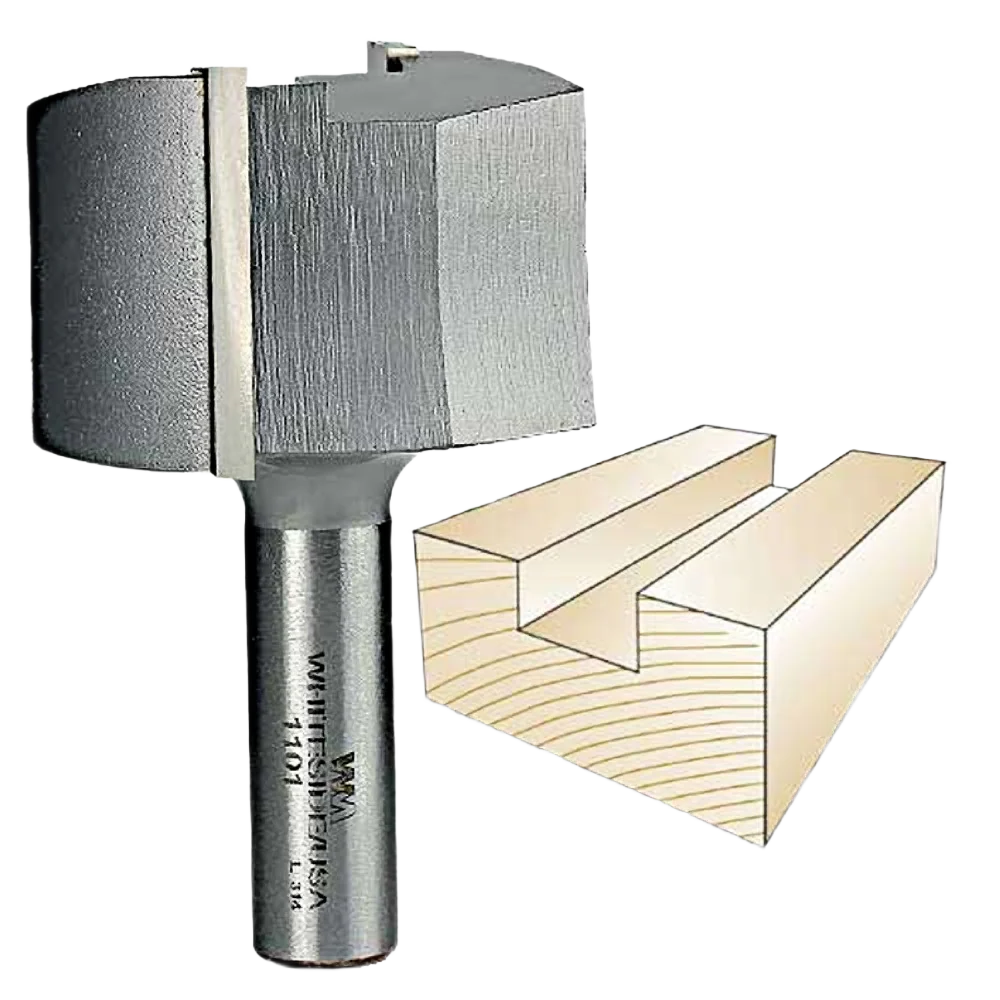 Convenient Whiteside Straight Bit 1 2 in. SH x 2 in. CD x 1-1 4 in. CL Premium