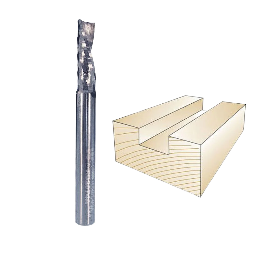 First-Class Whiteside O-Flute Spiral Downcut Bit 1 4 in. SH x 1 4 in. CD x 3 4 in. CL Comfortable