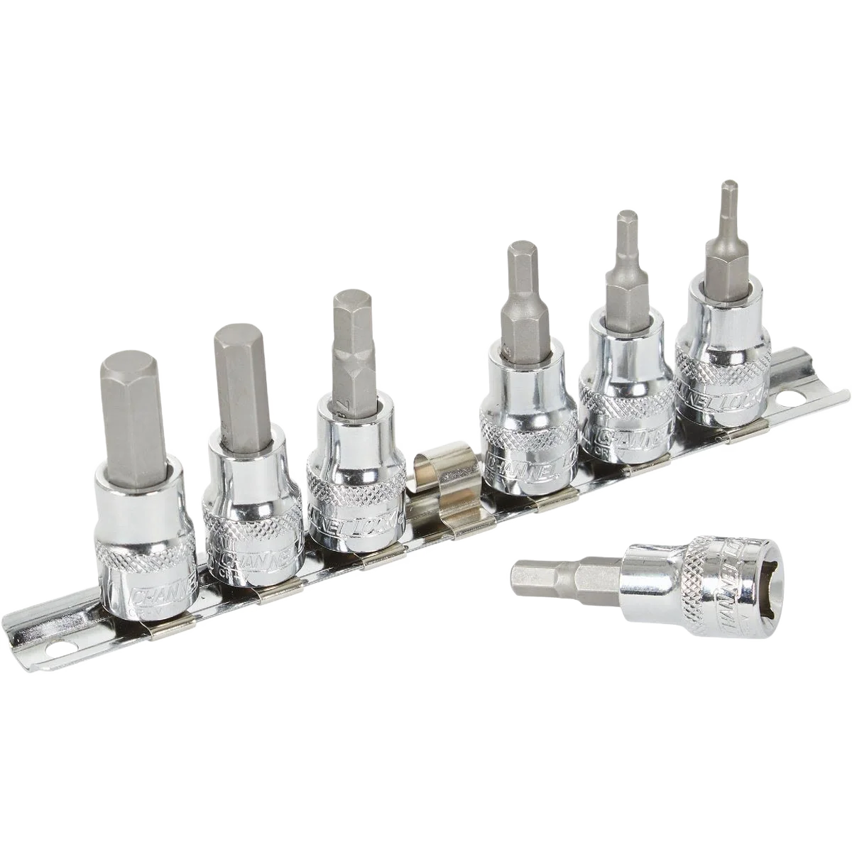 Unique Channellock 3 8 in. Drive Metric Hex Bit Socket Set 7-Piece Outstanding