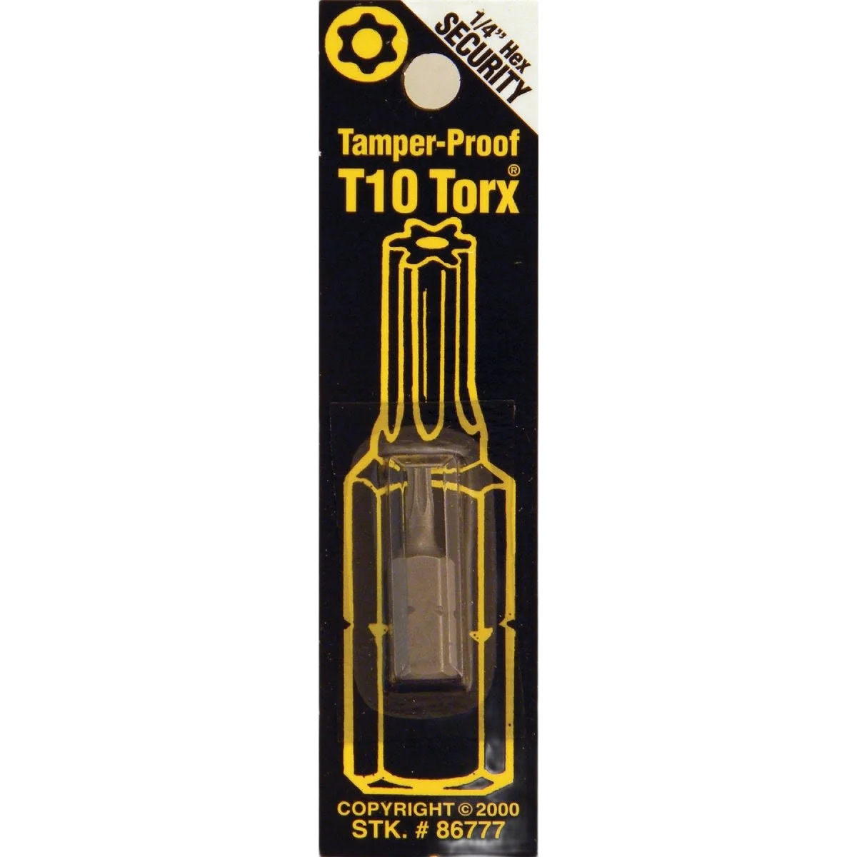 Powerful Way Tools T10 Tamper-Proof Torx Security Bit Smooth