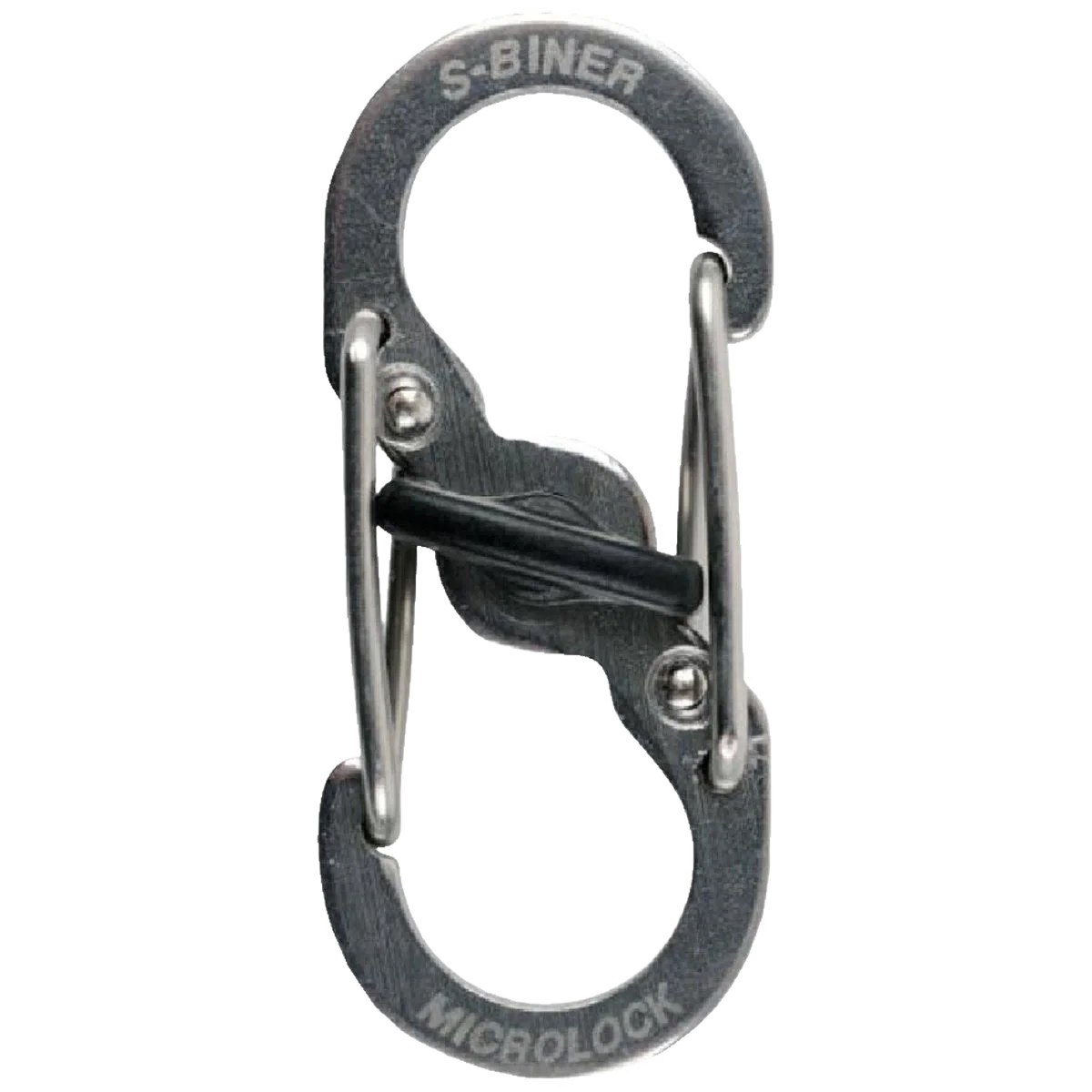 Easy-to-Use Nite Ize S-Biner MicroLock Capacity Stainless Steel S-Clip Key Ring 2-Pack Lightweight