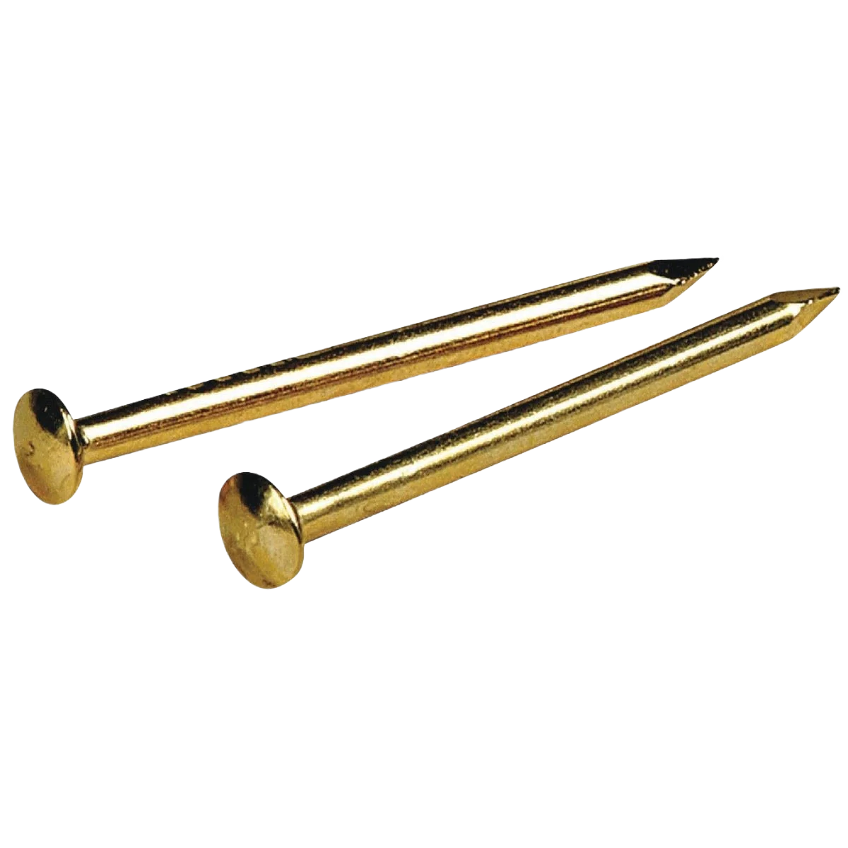 Organic Anchor Wire 1 in. 18-Gauge 1.5 oz. Brass-Plated Steel Escutcheon Pins Enhanced