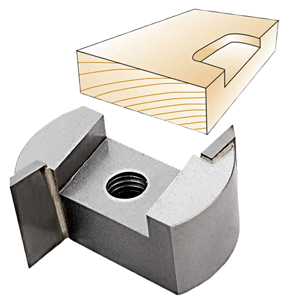 Smooth Whiteside Screw Type Helix Mortise Cutter w Downshear 3 4 in. CD Exceptional