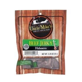 Premium Uncle Mike’s Habanero Beef Jerky 3.25 oz. Quality