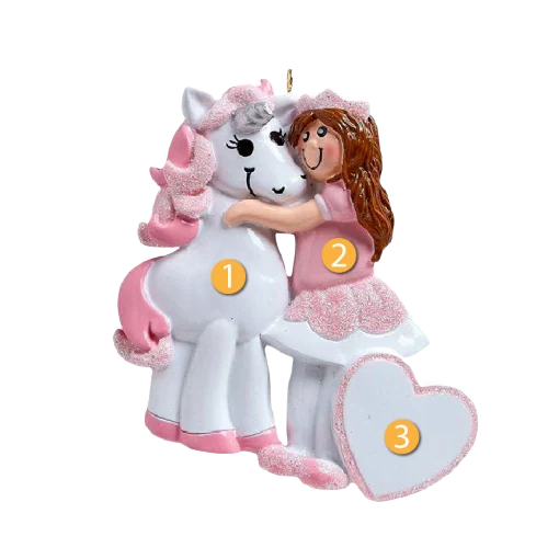 Specialty Rudolph Me Personalized Princess Her Unicorn Ornament Fashionable