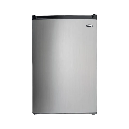 Green Danby 4.5 cu. ft. 2 Door Compact Fridge in Stainless Steel Look User-Friendly