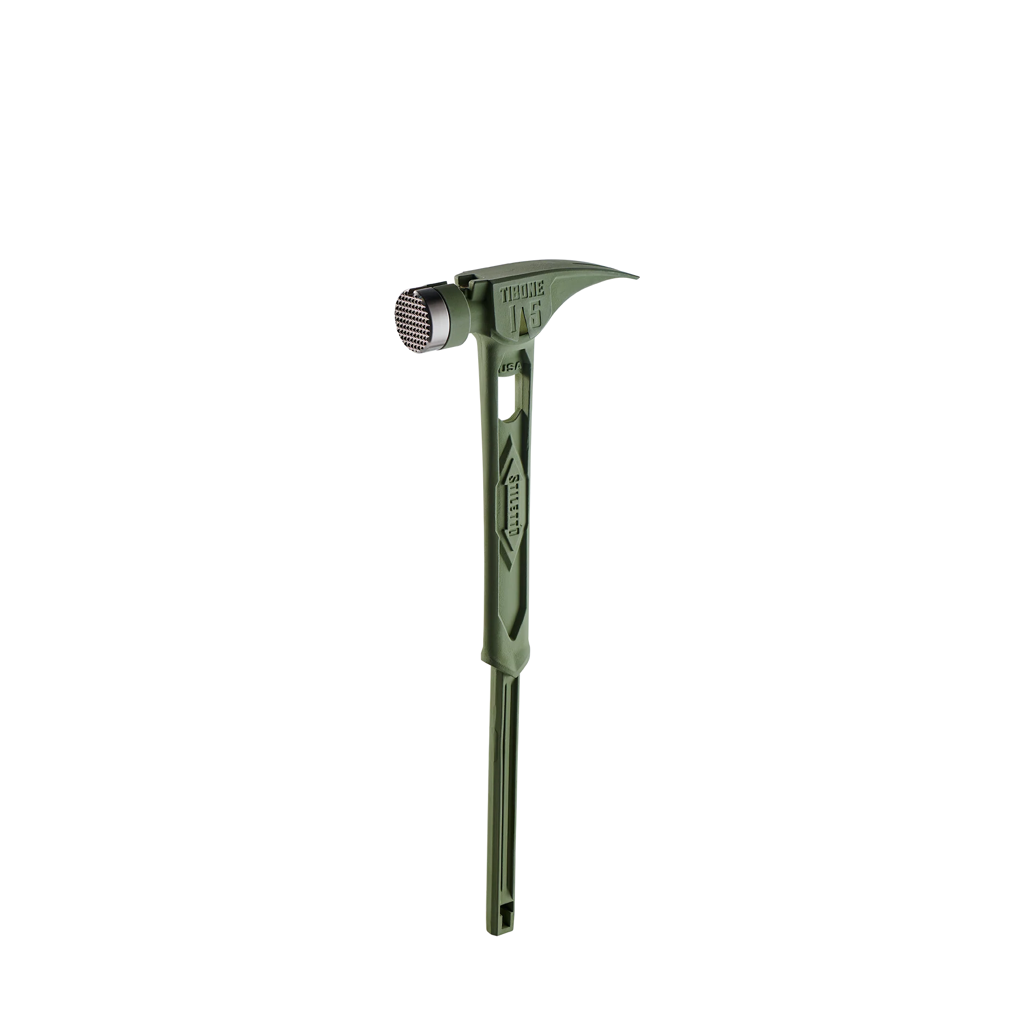 Official Stiletto 15oz TIBONE™ Milled Curved Titanium – Limited Edition Green Lightweight
