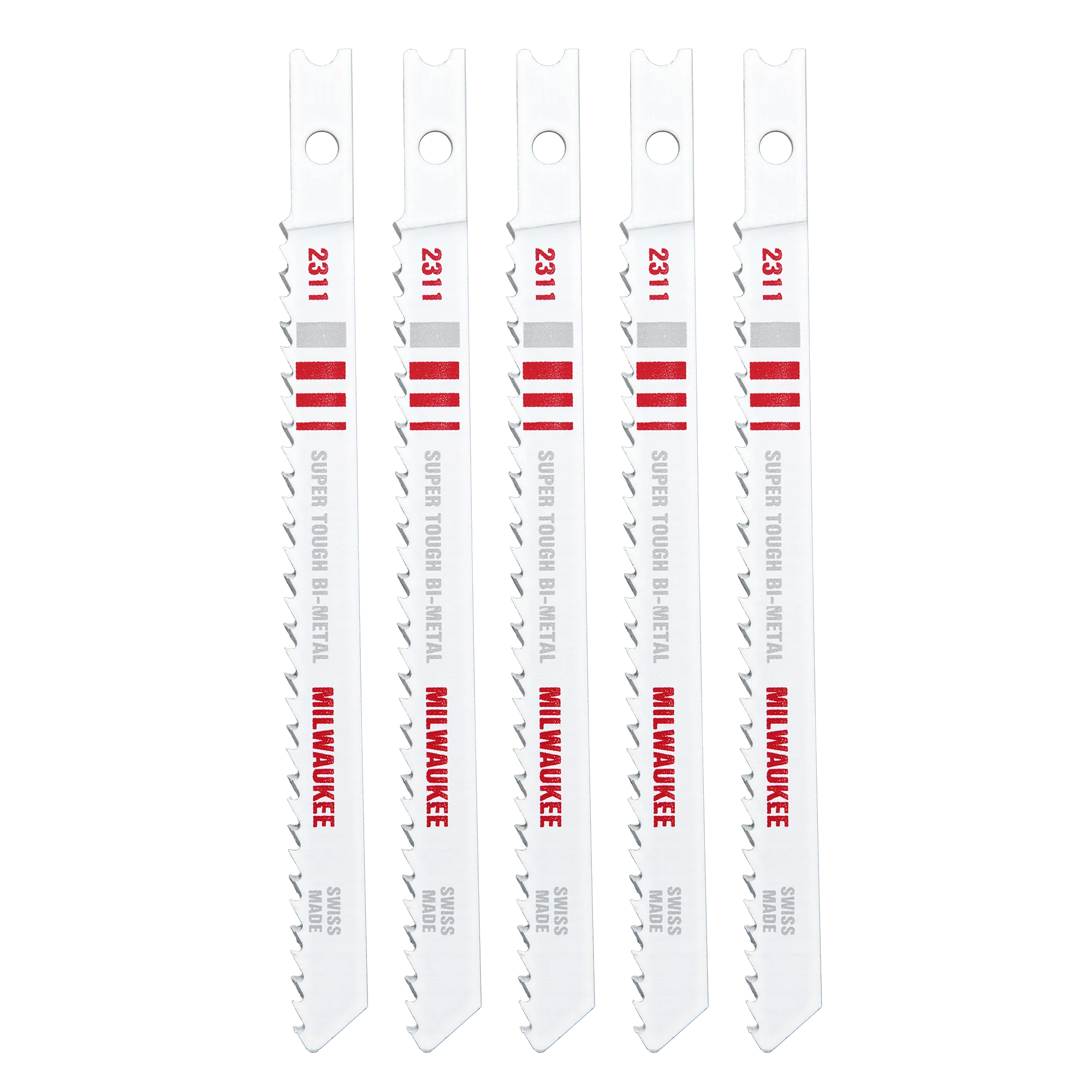 Sophisticated Milwaukee 4 x 10 TPI Wood Cutting Jig Saw Blade 5-Pack High-Grade