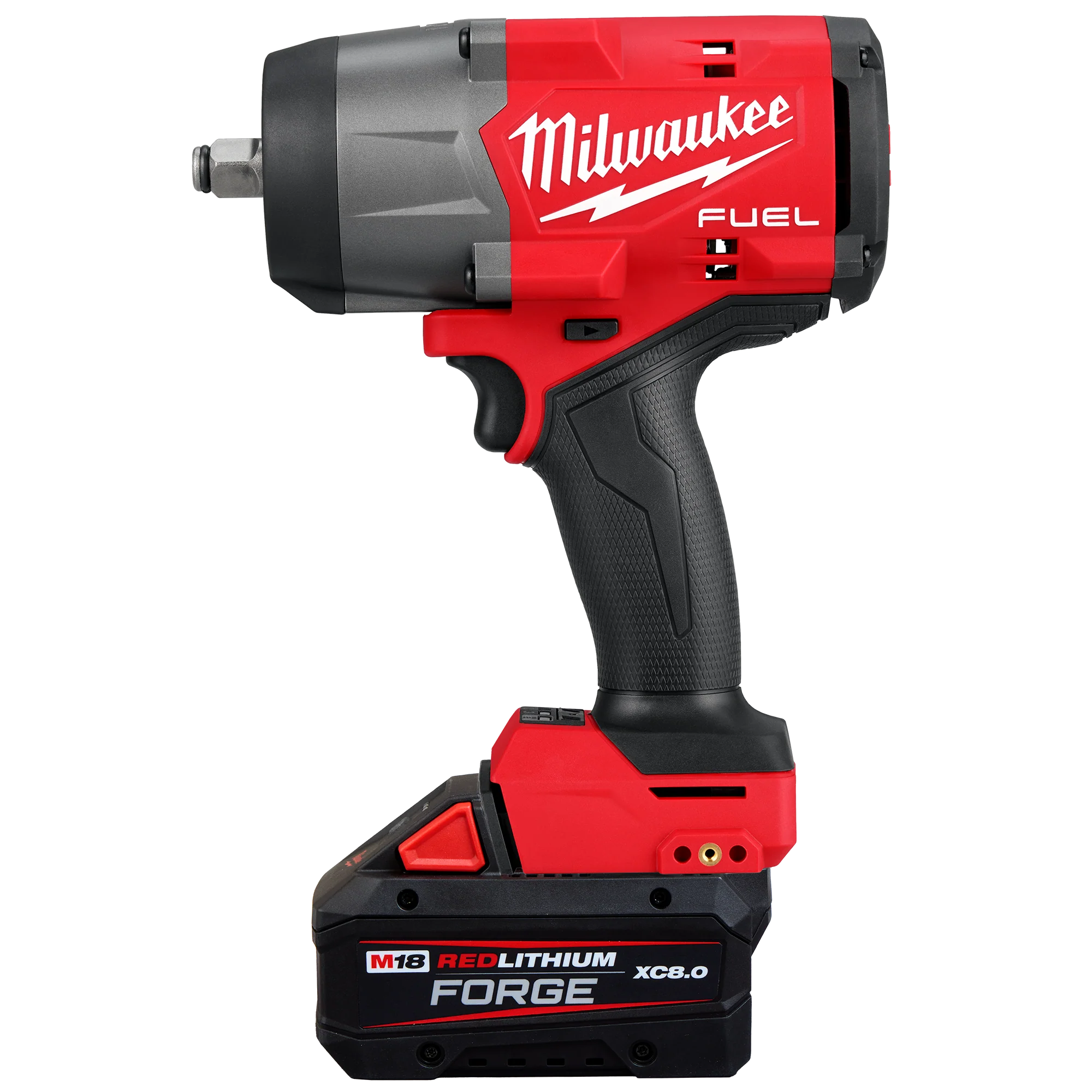 Authentic Milwaukee M18 FUEL™ 1 2 High Torque Impact Wrench w Friction Ring REDLITHIUM™ FORGE™ Kit Pure