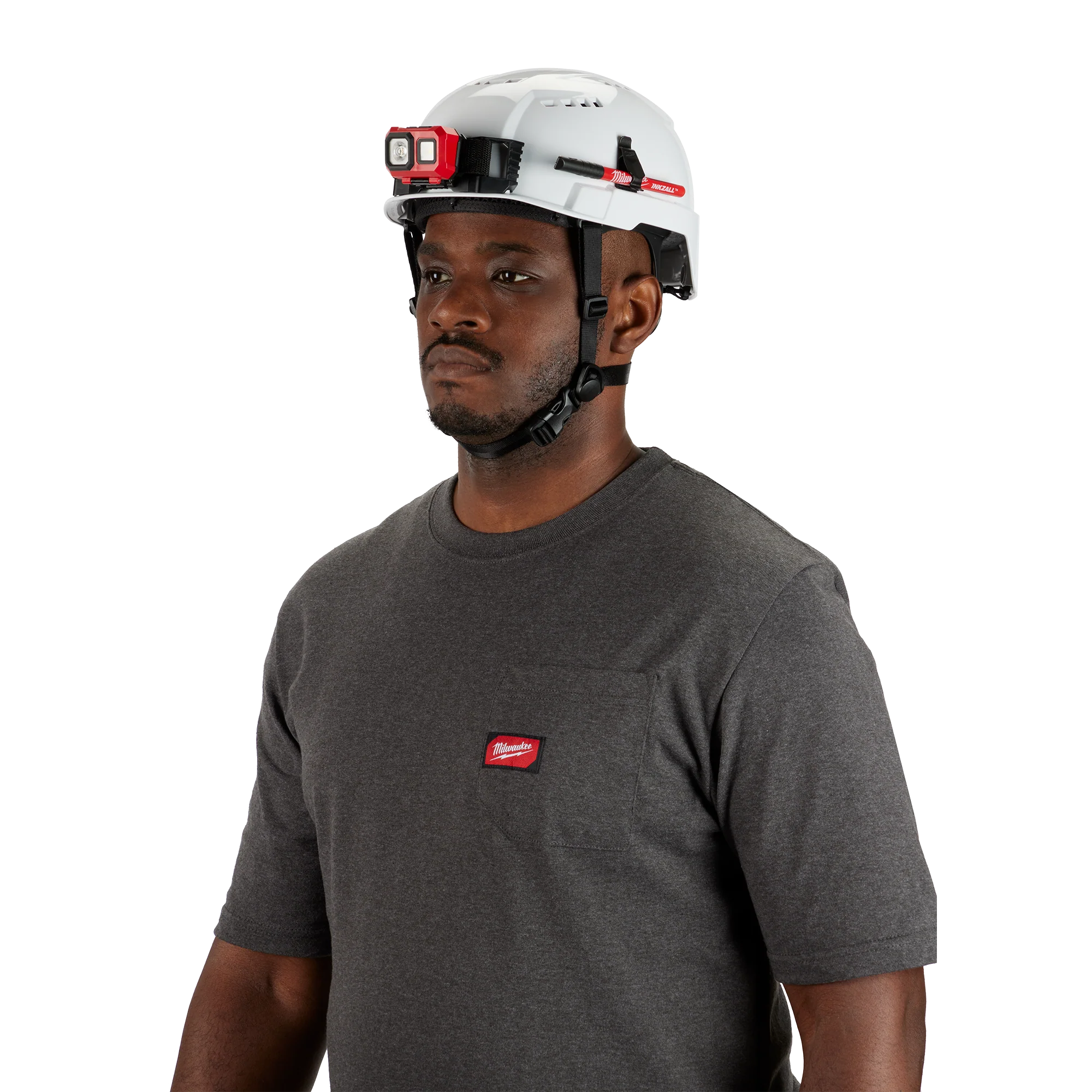 High-Performance Milwaukee BOLT™ White Vented Safety Helmet USA – Type 2 Class C Proven