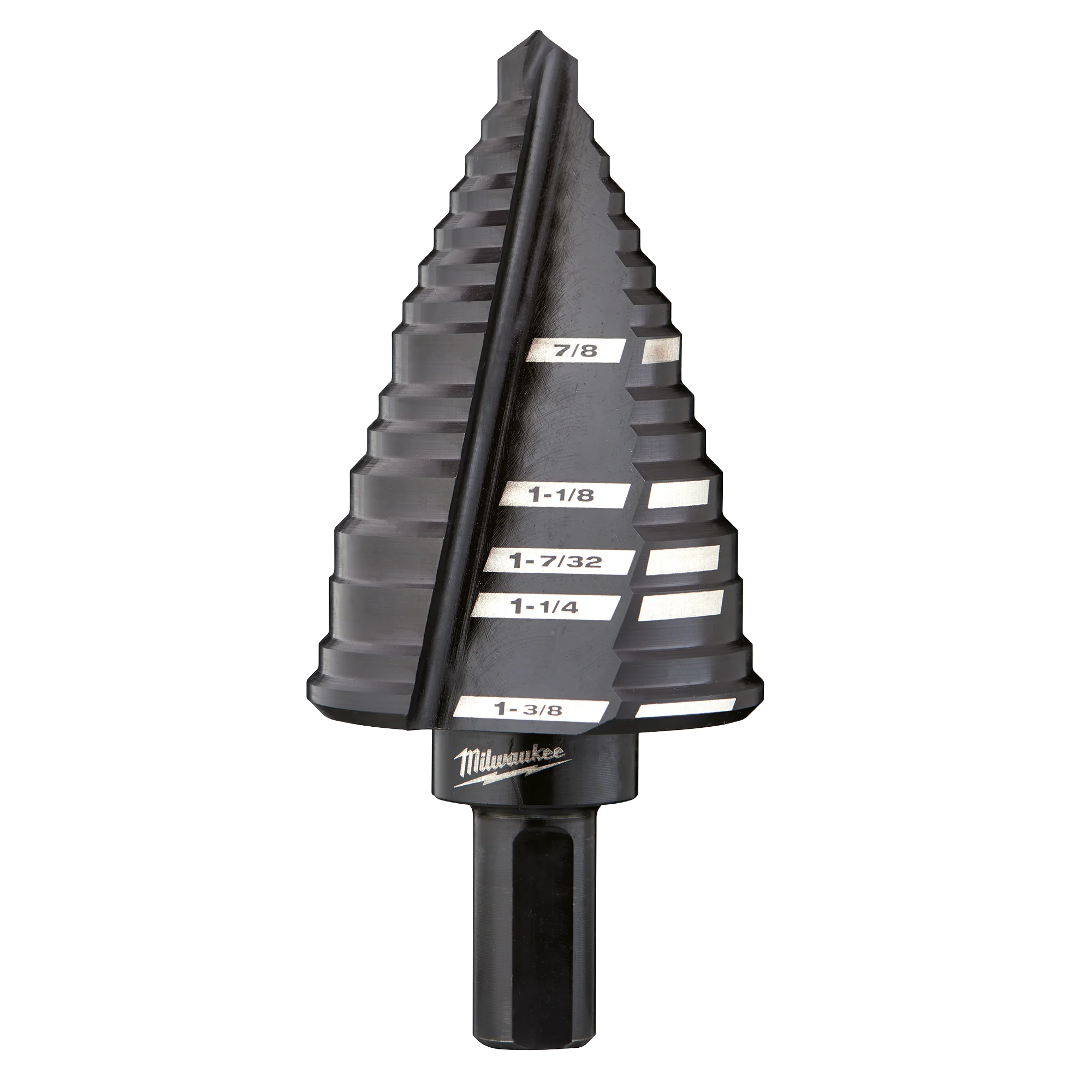 Lightweight Milwaukee 12 Step Drill Bit 7 8 – 1-3 8 Detailed
