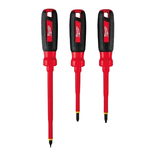 Sustainable Milwaukee 3-PC 1000V Insulated Screwdriver Set Prestigious