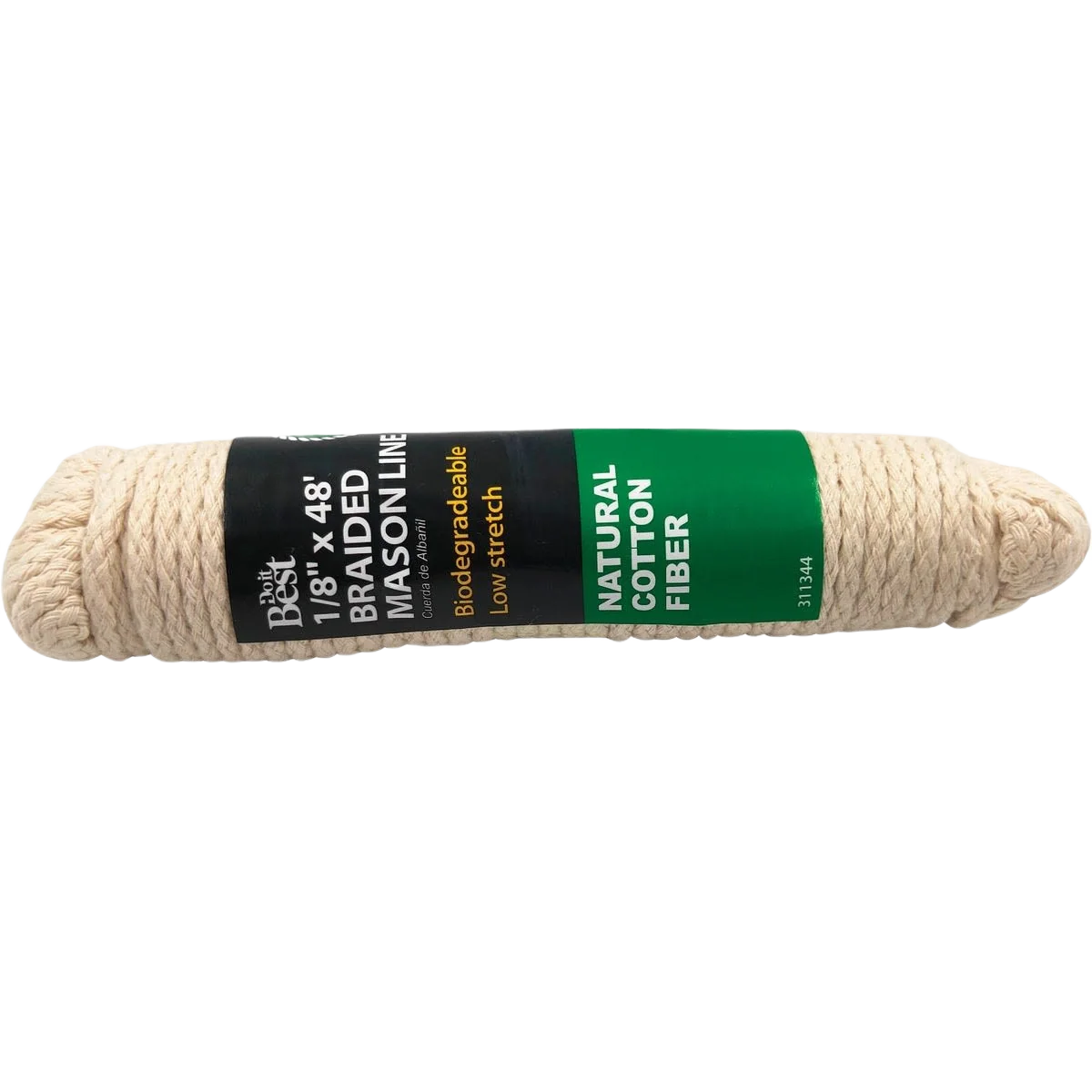 Solid Do it White Braided Cotton Mason Line 48 ft. Next-Generation