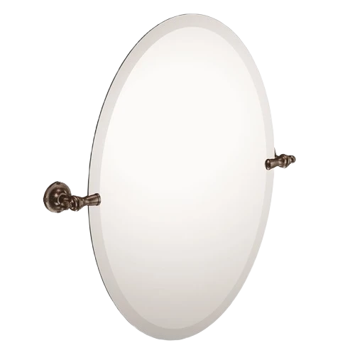 Casual Moen Gilcrest Oil Rubbed Bronze Oval Mirror 26 in. Smooth
