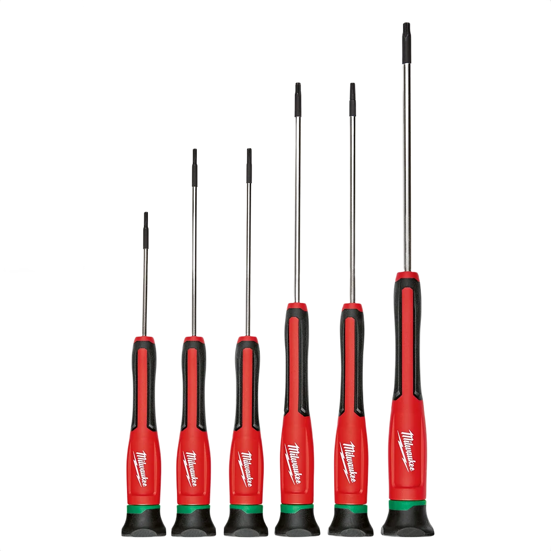 Pure Milwaukee TORX® Precision Screwdriver Set w Case 6-PC Elite