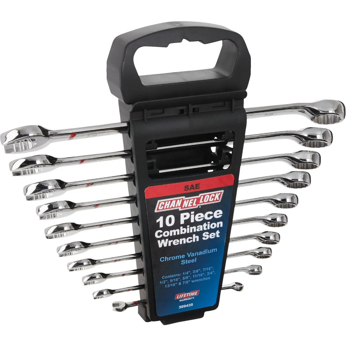 Effective Channellock 12-Point Standard Combination Wrench Set 10-Piece Original Design