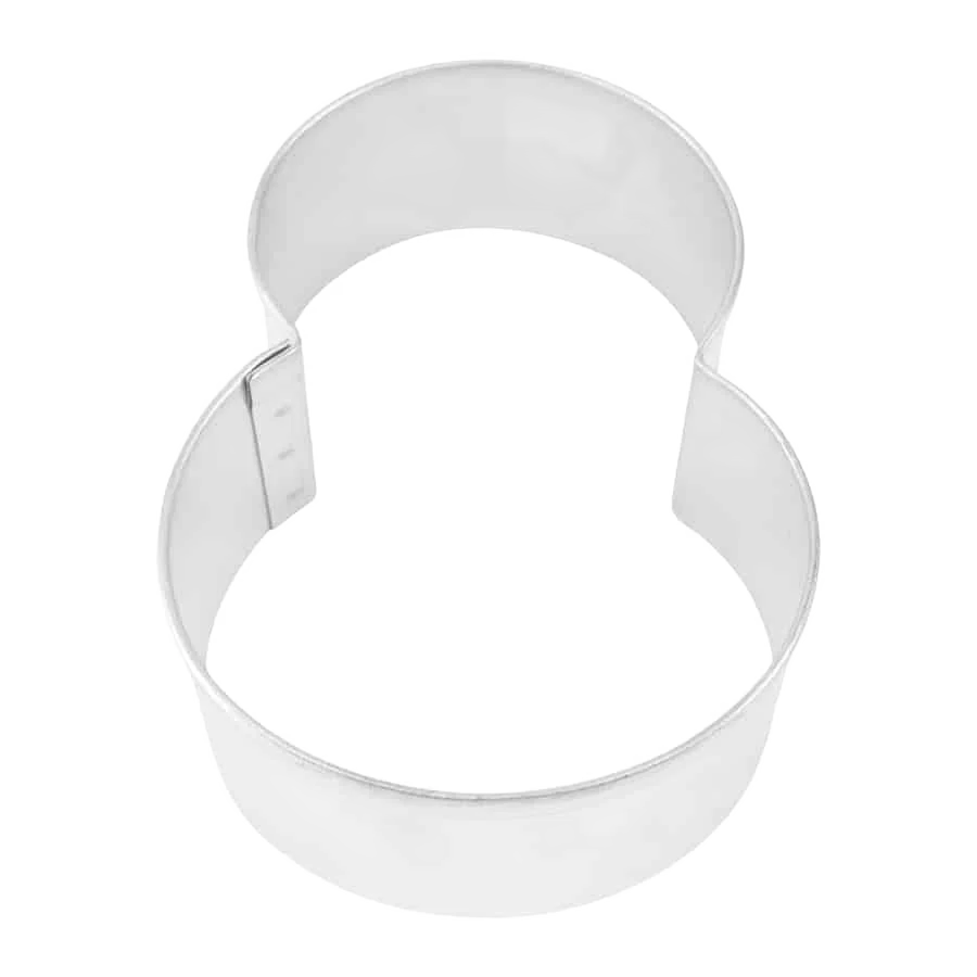 Lightweight R M International Number 8 Cookie Cutter 3 in. Detailed