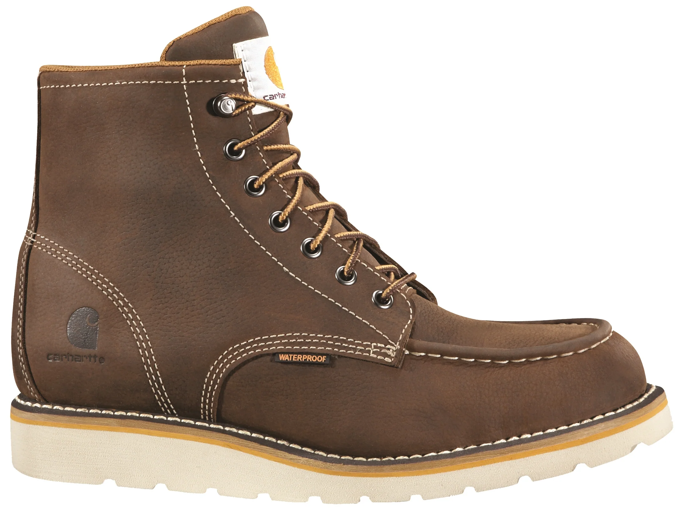 Reusable Carhartt Dark Brown Oil Tanned Waterproof Wedge Boots 9M Unique
