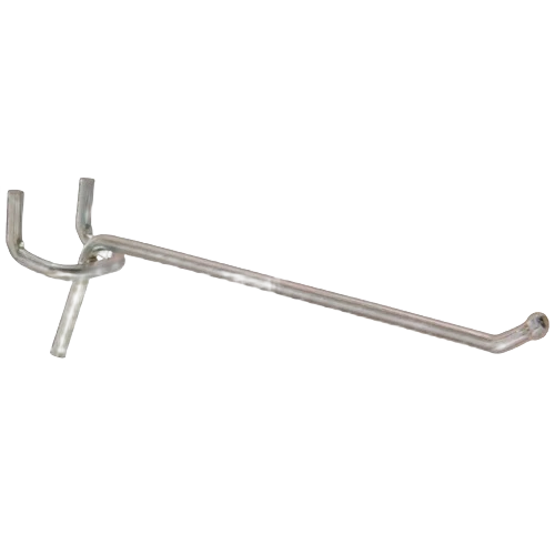 Solid Hillman Zinc-Plated Single Peg Hook .207 x 6 in. Smooth