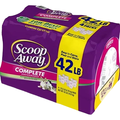 Durable Scoop Away Complete Performance Multi-Cat Litter 42 lb. Carefully Designed