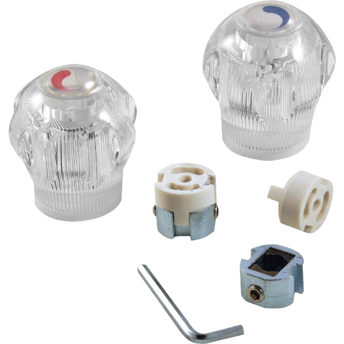 Trendy Danco Universal Clear Acrylic Faucet Handles Comfortable