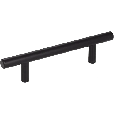 Dependable Hardware Resources Naples Pull 96mm Matte Black Lightweight