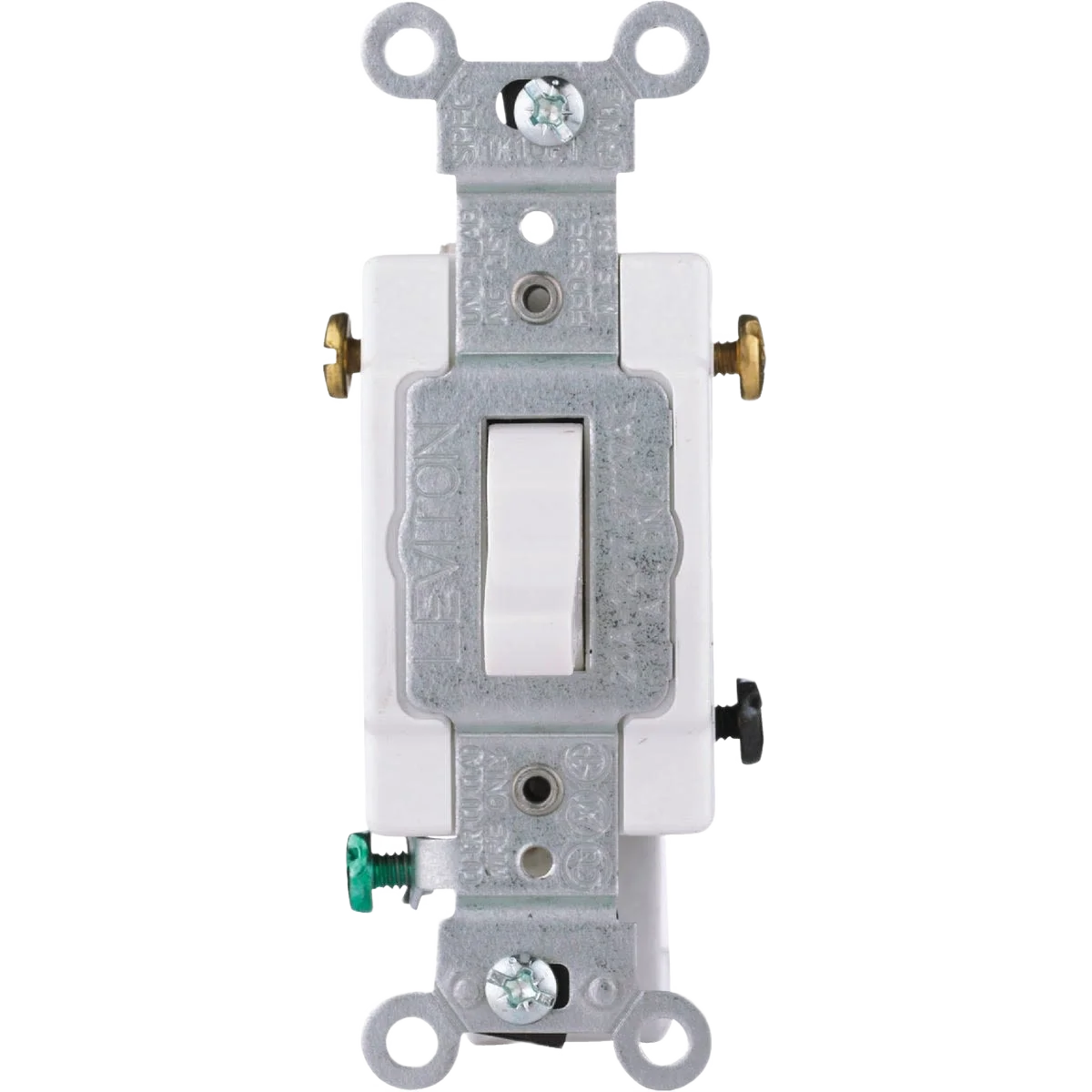Expertly Made Leviton Toggle White Grounded Quiet 20A 3-Way Switch Responsible