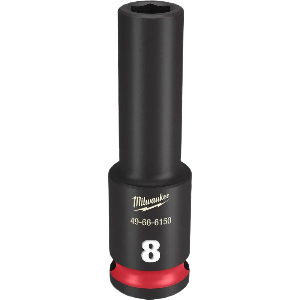 Outstanding Milwaukee SHOCKWAVE™ Impact Duty™ 3 8 Drive 8-mm Deep 6 Point Socket Easy-to-Use