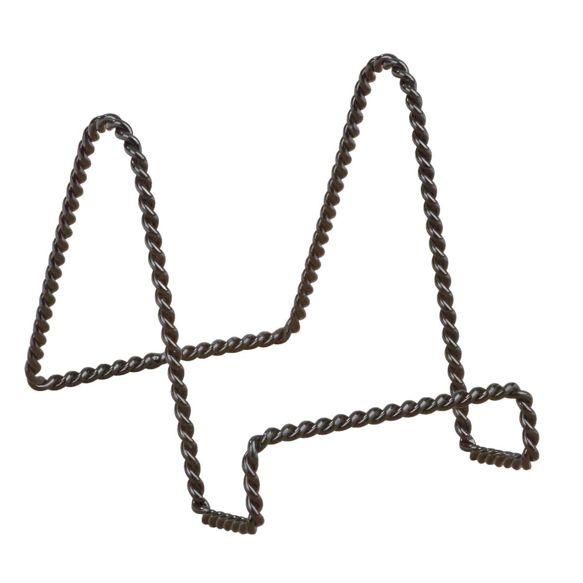 Exceptional Tripar Twisted Black Wire Plate Stand Proven