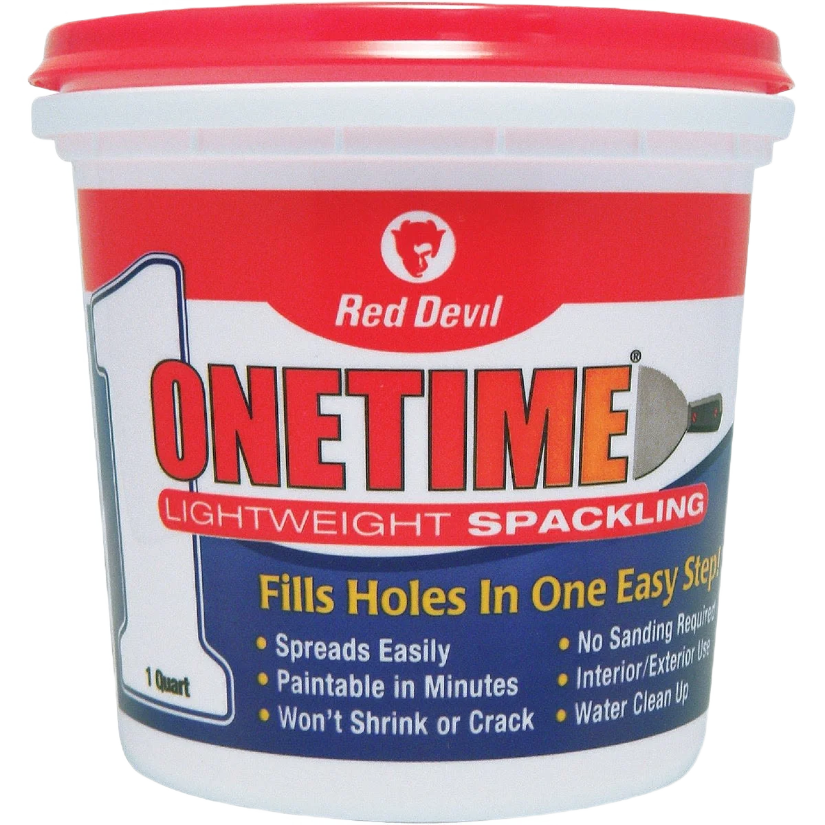 Sustainable Red Devil Onetime Lightweight Acrylic Spackling Compound 1 Quart High-Quality