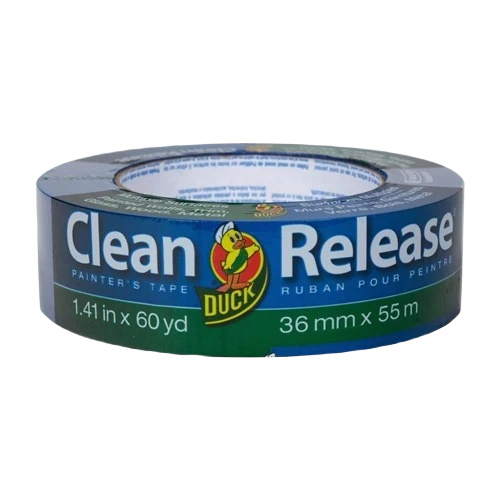 Practical Duck Brand Blue Clean Release Painters Tape 1.41 in. x 60 yd. Original Design