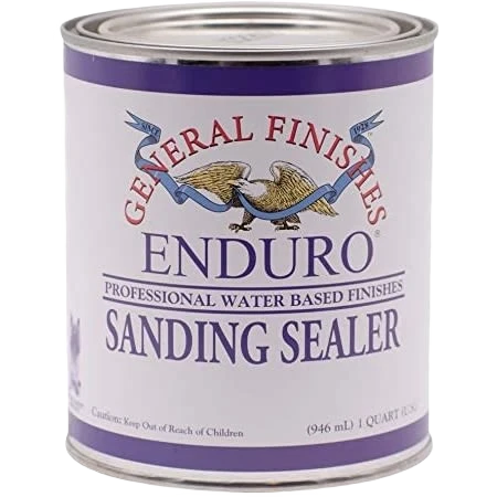 Durable General Finishes Enduro Water Based Sanding Sealer 1 Quart Sophisticated