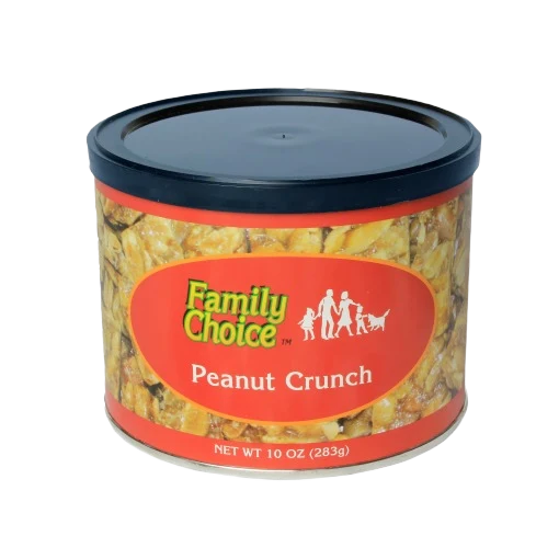 Original Family Choice Peanut Crunch Squares 10 oz. Effective