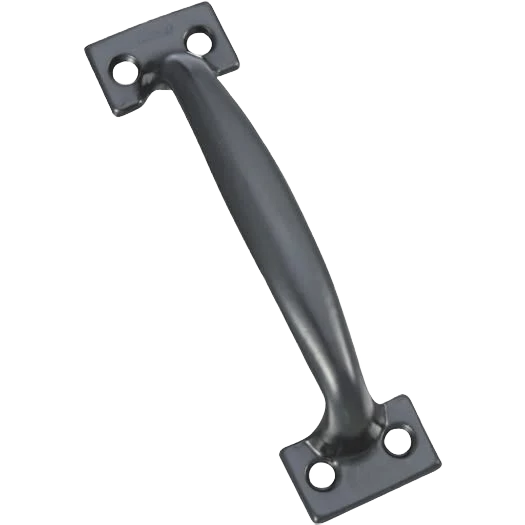 Solid National Hardware 6-1 2 Black Utility Door Pull Enhanced