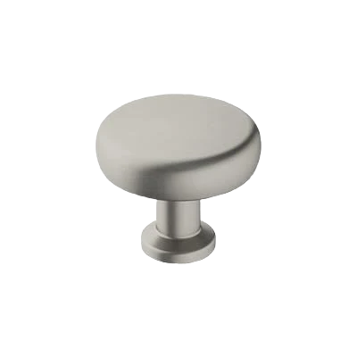 Breathable Amerock Factor 1-1 4 Diameter Satin Nickel Cabinet Knob Contemporary