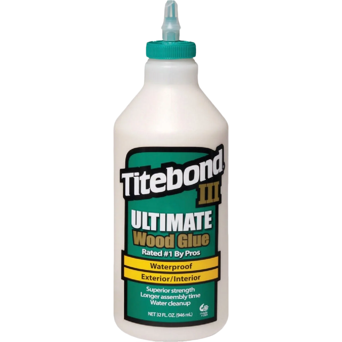 Prestigious Titebond III Waterproof Wood Glue Quart Natural