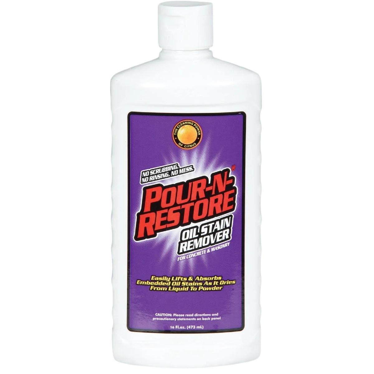 Easy-to-Use Pour-N-Restore Concrete Masonry Oil Stain Remover 16 oz. Carefully Designed