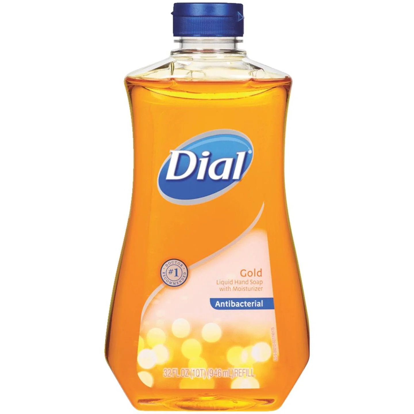 Reusable Dial Gold Antibacterial Liquid Hand Soap with Moisturizer 32 oz. Prestigious