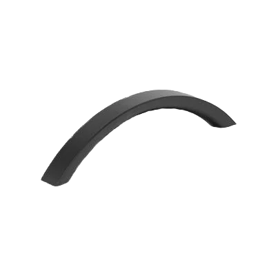 Detailed Amerock Parabolic 5-1 16 Center-to-Center Matte Black Cabinet Pull Quality