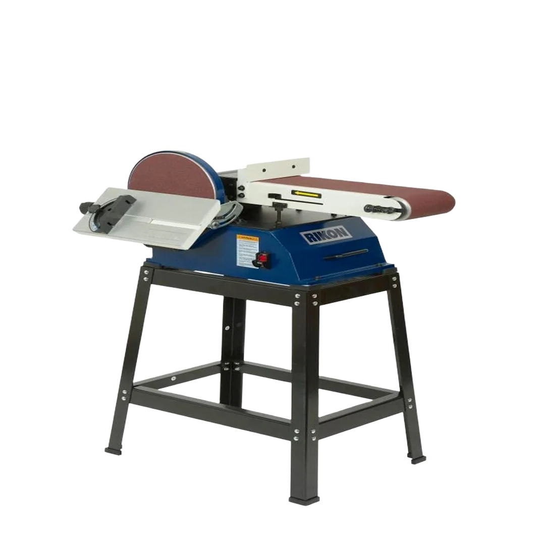 Official RIKON 6 in. x 48 in. Belt w 10 in. Disc Sander Minimalist