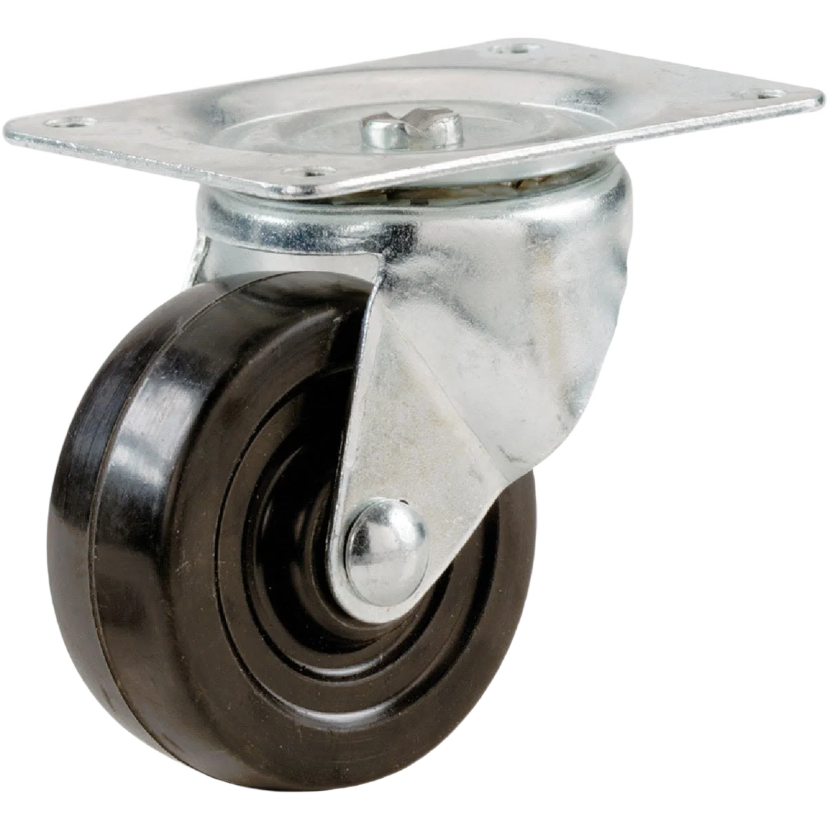 Modern Shepherd Hardware 3 Rubber General-Duty Swivel Plate Caster Reusable