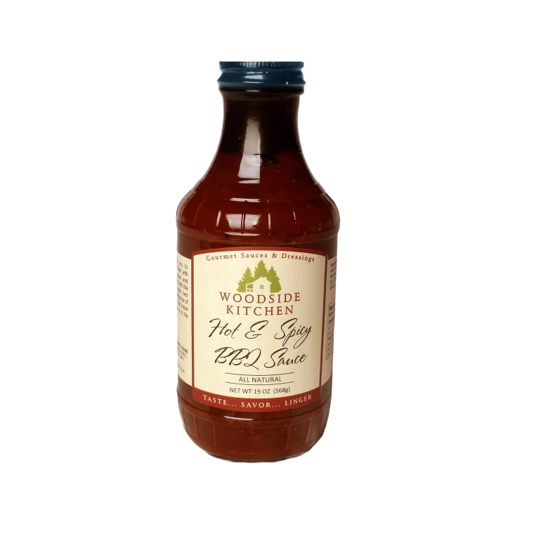 Organic Woodside Kitchen Hot Spicy BBQ Sauce 19 oz. Casual