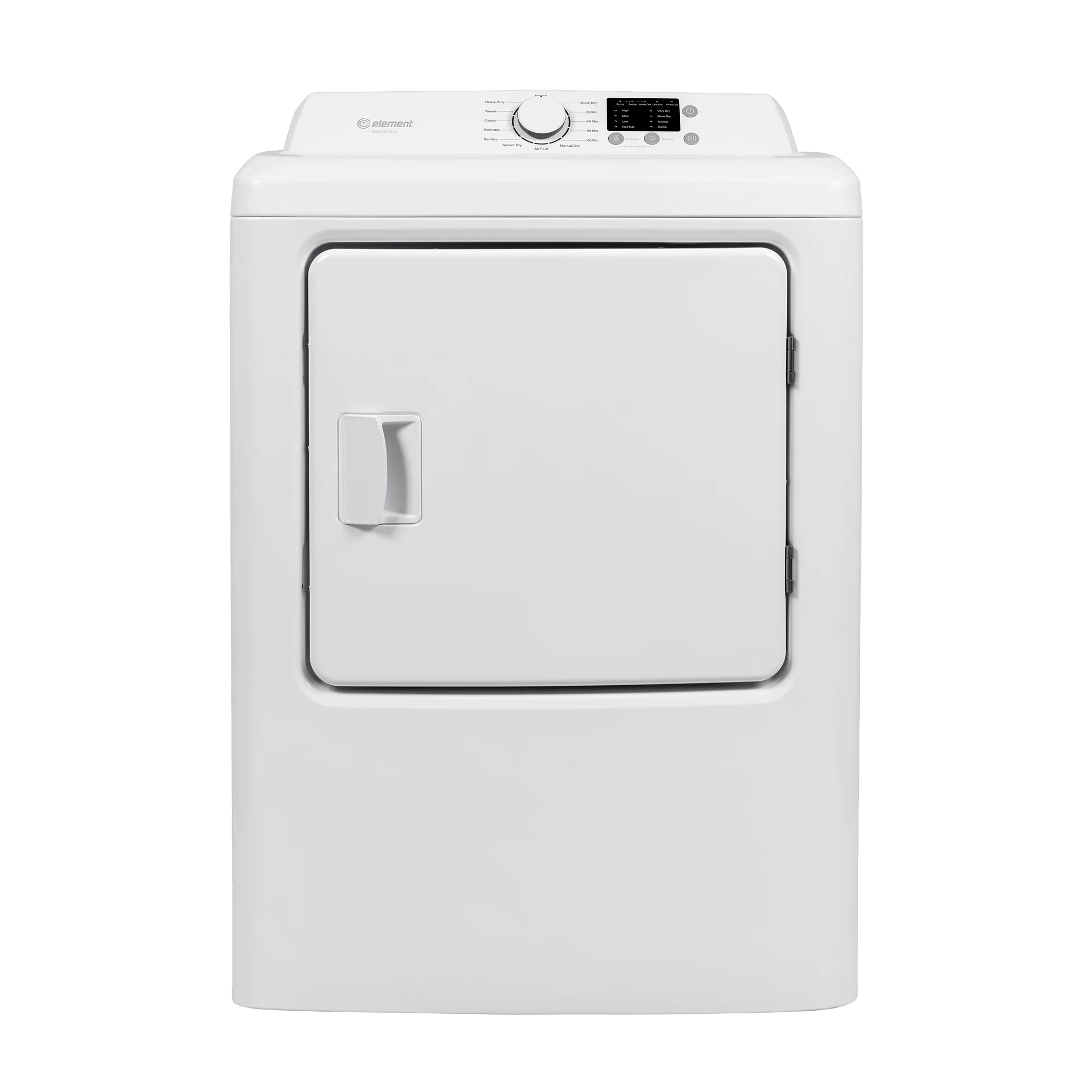 Optimized Element Electronics 6.7 cu. ft. Front Load Electric Dryer – White EATDE2767CW Artisan