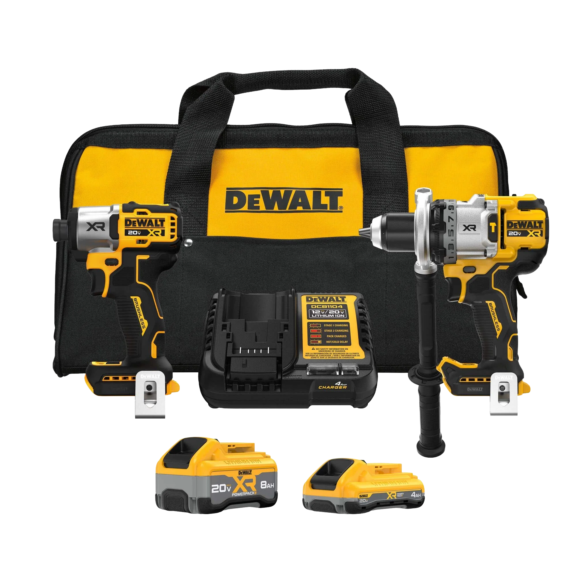 Selected DEWALT 20V MAX XR® 2-Tool Hammer Drill Impact Combo Kit Comfortable