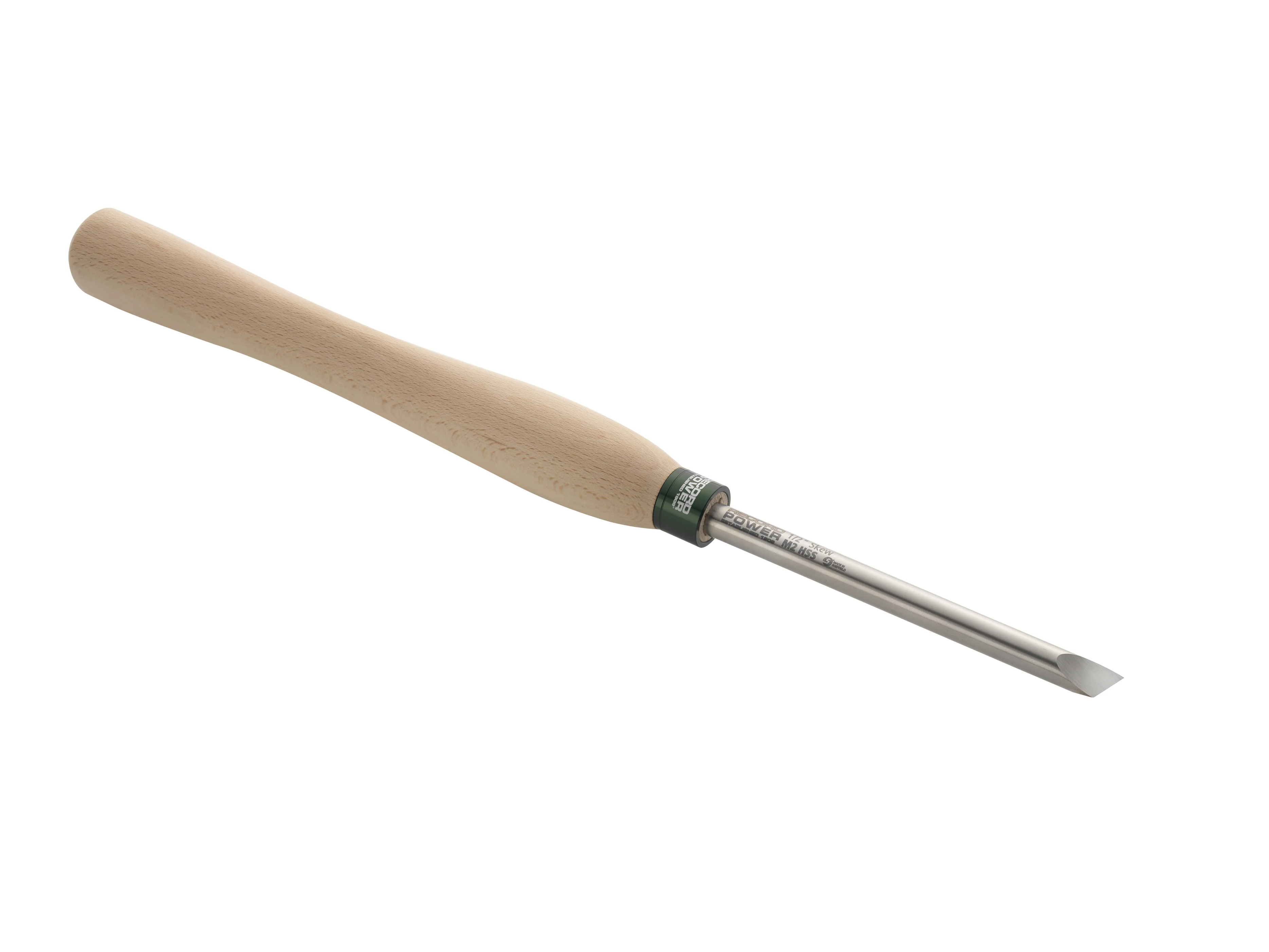 Contemporary Record Power ProComfort 1 2 Round Bar Skew – HSS Woodturning Tool with 12 Ergonomic Beech Handle UK Made – For Smooth Planed Finishes Beads Coves Detail Work Breathable