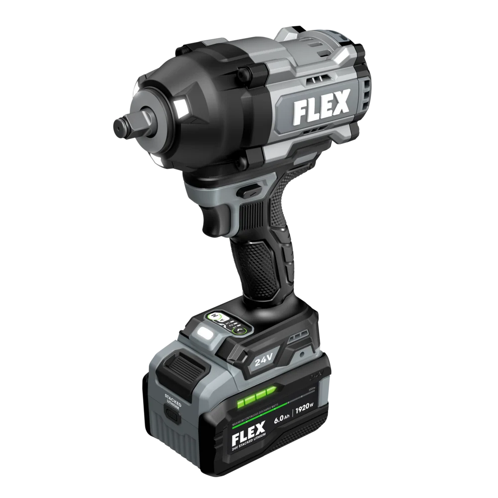 Excellent FLEX 24V 1 2 1 500 ft-lbs High-Torque Impact Wrench Tool Only Easy-to-Use
